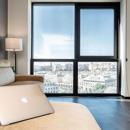 Apartment Free Parking In Luxury With View - Steps To Brignole Train Station Genoa